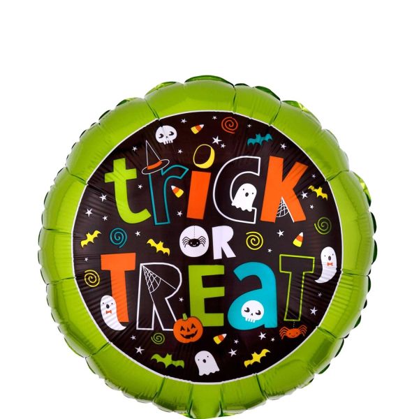 Trick or Treat Foil Balloon 45cm Sale