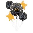 Sparkling Birthday Personalize It! Balloon Bouquet 5pcs Supply