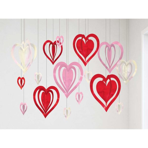 3d Heart Decorating Kit Foil & Plastic For Cheap