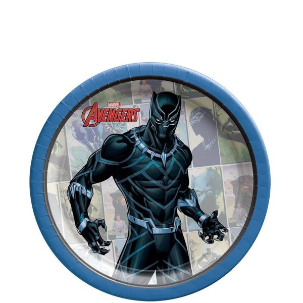 Black Panther 59 Pieces Tableware Party Supplies for 8 Guests Sale