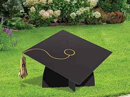 Large Dimensional Graduation Cap Yard Sign For Cheap