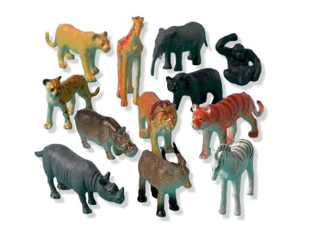 Jungle Animals 12pcs For Discount