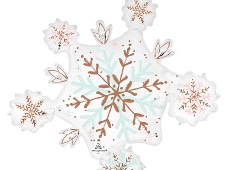 Snowflakes Winter Wonderland Satin Balloon Online