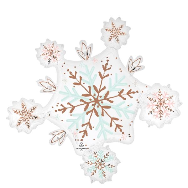 Snowflakes Winter Wonderland Satin Balloon Online