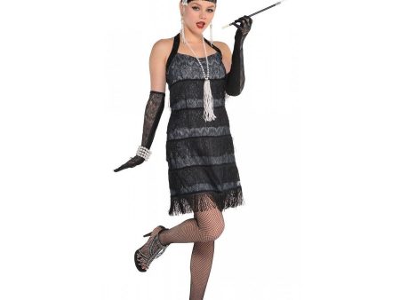 Adult Lace Flapper Costume on Sale