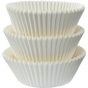 White Cupcake Cases 50mm, 75pcs Online Sale