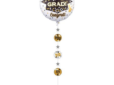 You Did It Graduation Specialty Foil Balloon 81x228cm Discount