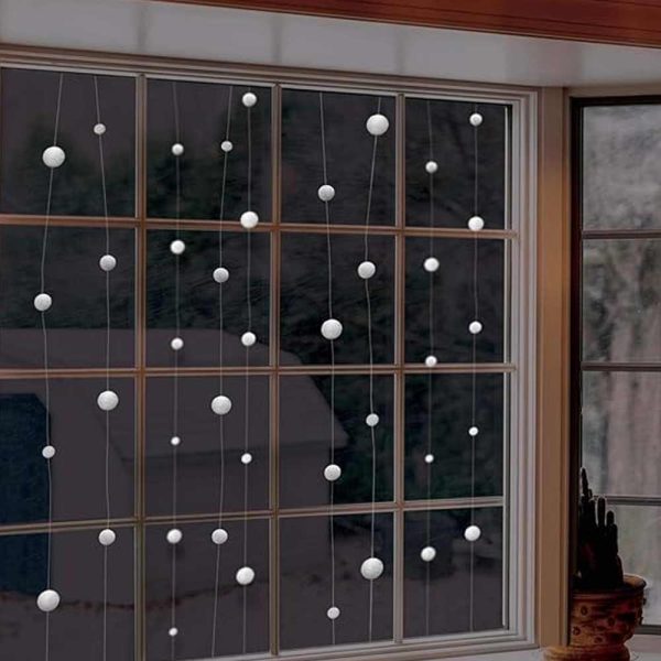 Snow String Fabric Decoration 42in Hot on Sale