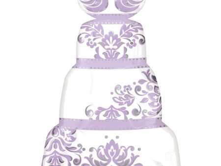 3 Layer Tapestry Cake Foil Balloon 20 x 31in Discount