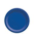 Bright Royal Blue Round Paper Plates 6in Midcount 20pcs Fashion