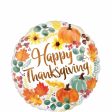 Thanksgiving Watercolor Foil Balloon 45cm Cheap