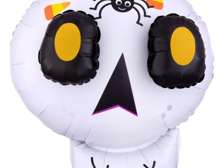 3D Cute Halloween Skull EZ-Fill Multi-Balloon 55x63cm Online