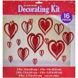 Valentine Hanging Decoration 3D Foil Heart Sale