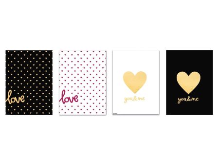 Everyday Love Paper Bags 4pcs Online Hot Sale