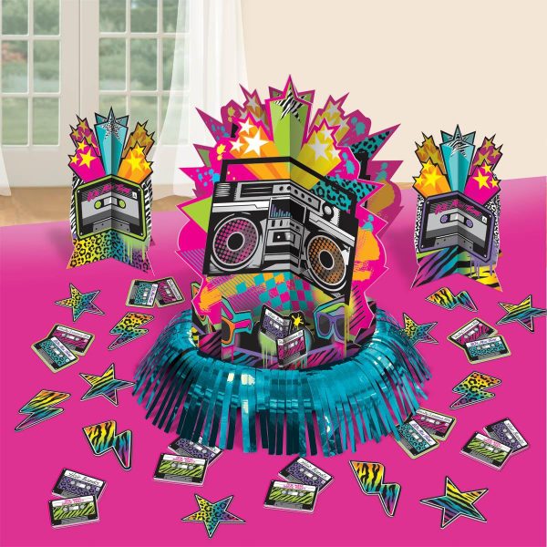 Totally 80 s Table Decorating Kit 23pcs on Sale