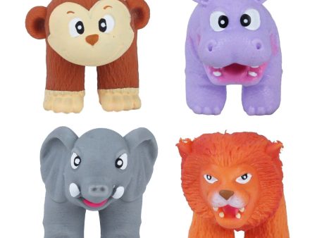 Jungle Animal Finger Puppet Favor 1.7in Assorted (sold per piece) Discount