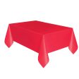 Apple Red Plastic Table Cover Sale