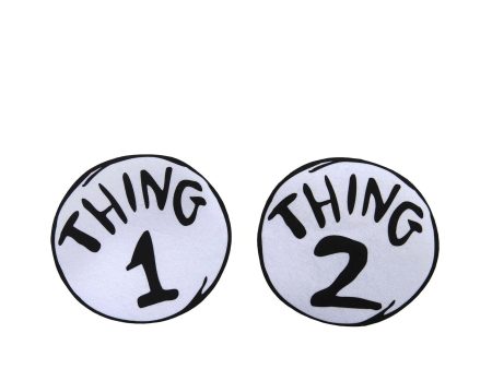 Thing 1 & 2 Large Patches Set Hot on Sale