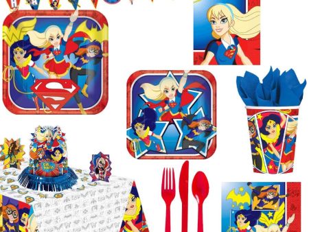 DC Superhero Girls Kit for 16 People Fashion