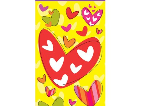 Hearts Jumbo Sticker For Sale