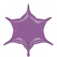 Star 6-Point Lilac Balloon 22in Sale