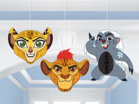 Lion Guard Honeycomb Decoration 3pcs For Discount