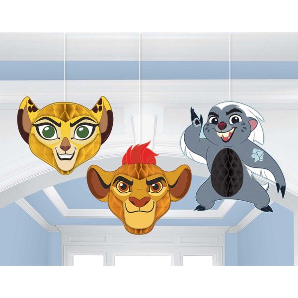 Lion Guard Honeycomb Decoration 3pcs For Discount