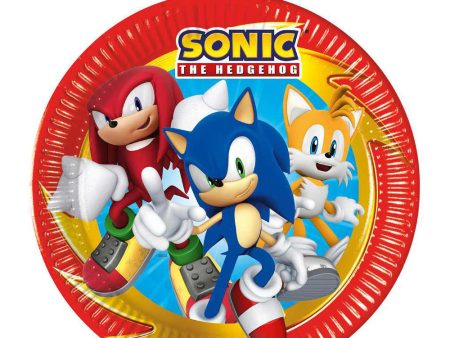 Sonic Next Generation Paper Plates 9in 8pcs Hot on Sale