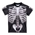 Child Black Bone T-Shirt Supply