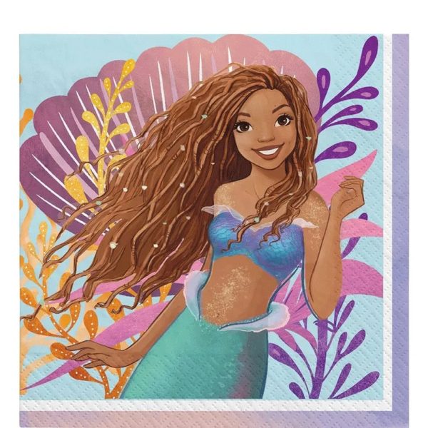 The Little Mermaid Luncheon Napkins 16pcs Hot on Sale