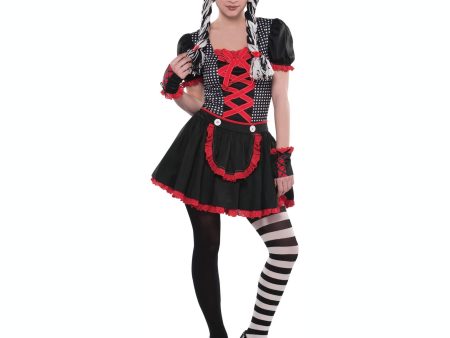 Teen Goth Doll Costume Fashion