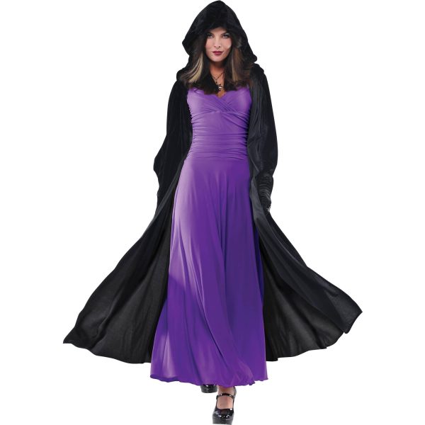 Adult Gothic Black Hooded Cape Online