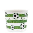 Football Party Popcorn Buckets Platsic Reusable For Cheap