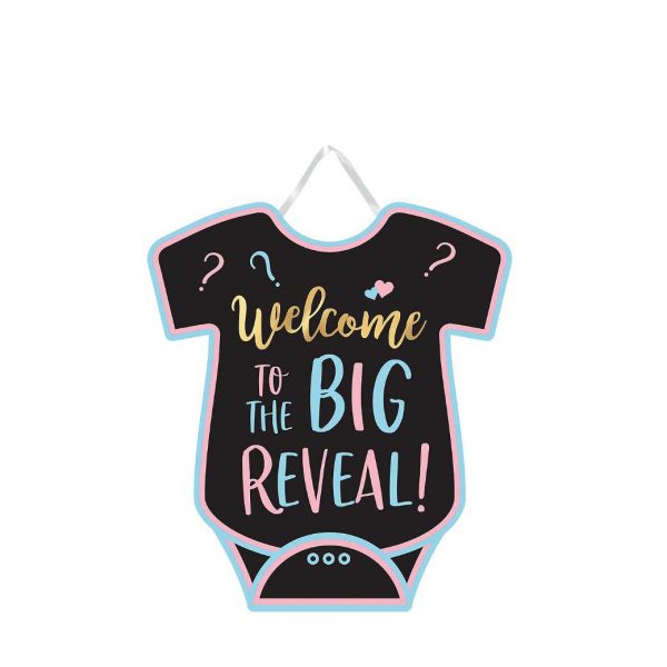 The Big Reveal Welcome Sign Cardboard Supply