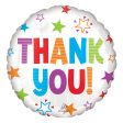 Thank You Colorful Stars Foil Balloon 18in Sale