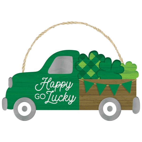 St. Patrick s Day Truck Hanging Sign For Cheap