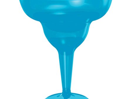 Blue Margarita Glasses 8oz, 20pcs Hot on Sale