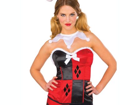 Adult Harley Quinn Corset Superhero Costume Online