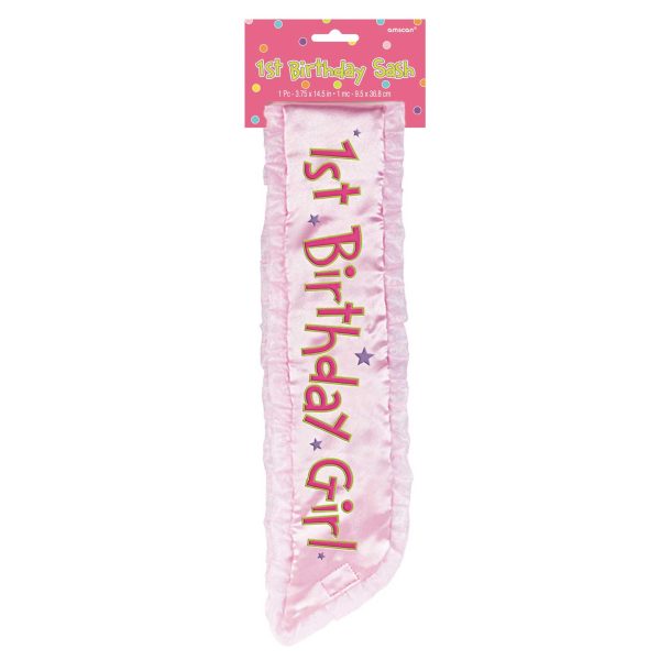 1st Birthday Girl Party Kit For 8 People Cheap