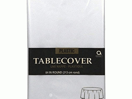 Clear Round Plastic Table Cover 84in Online Hot Sale