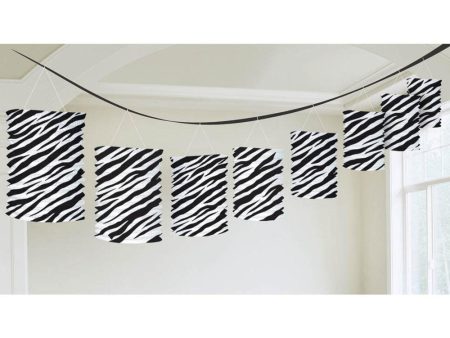 Zebra Paper Lantern Garland 12ft Online Hot Sale