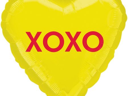 XOXO Candy Heart Foil Balloon 45cm Discount