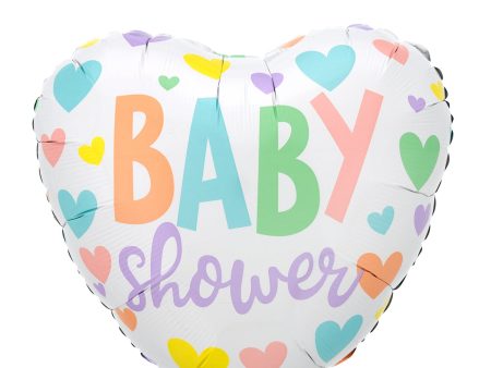 Baby Shower Love Foil Balloon 45cm Online now