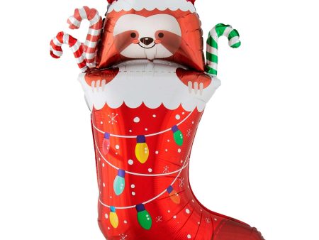 Sloth Stocking SuperShape Balloon 63x78cm For Discount