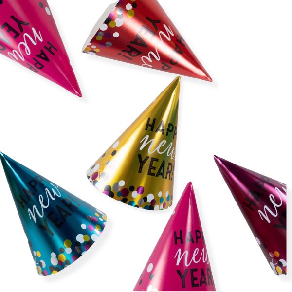 New Years Eve Colorful Confetti Party Kits For 10 People Supply