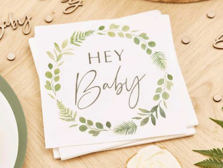 Botanical Baby Hey Napkins 16pcs Sale