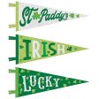 St. Patrick s Day Pennants 3pcs Cheap