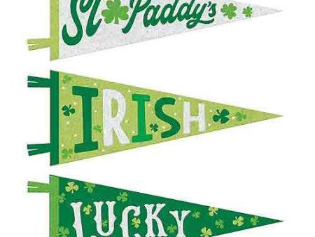 St. Patrick s Day Pennants 3pcs Cheap