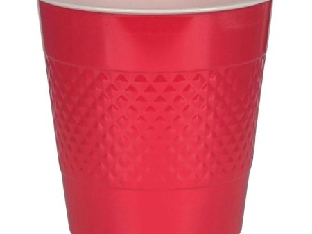 Apple Red Plastic Cups 12oz, 20pcs Cheap