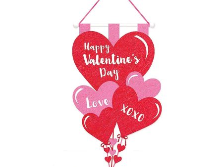 Valentine Day Felt Banner Sign Fashion